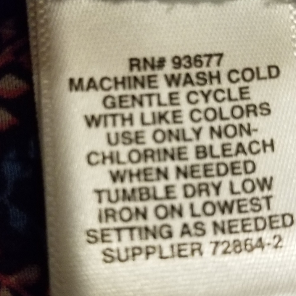 Liz Claiborne semi sheer boho top. Size Large - Picture 5 of 8